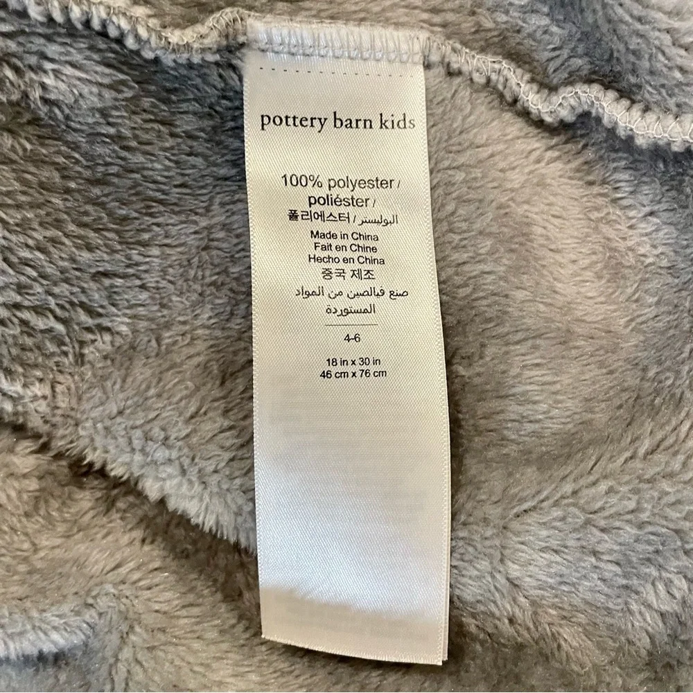 New Pottery Barn Kids T-Rex Robe Boys 4-6 Medium Girls Critter Bath Dinosaur